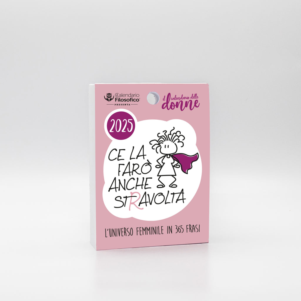 Nuovo Calendario delle Donne 2025 a strappo da tavolo frasi aforismi
