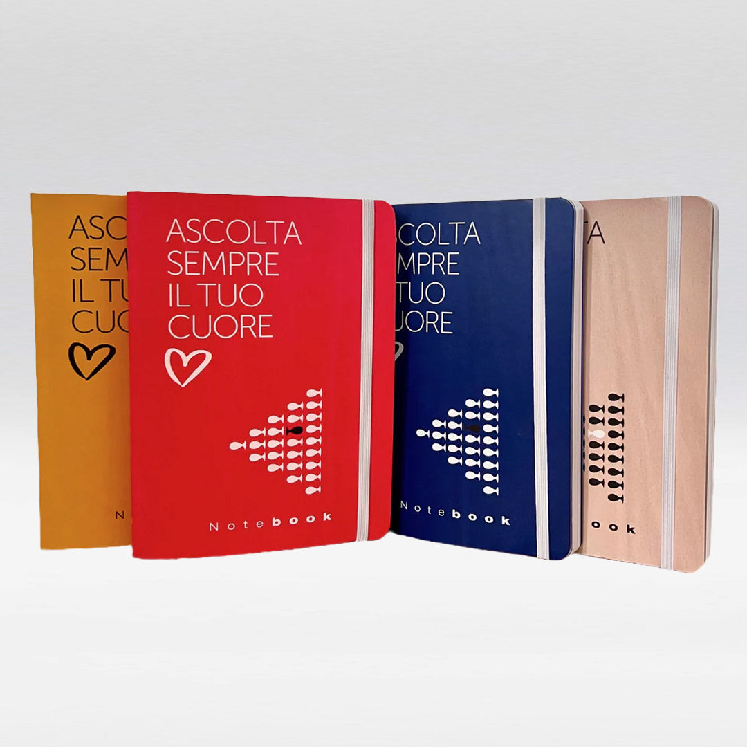 NOTEBOOK “ASCOLTA SEMPRE IL TUO CUORE” CON FRASI FILOSOFICHE