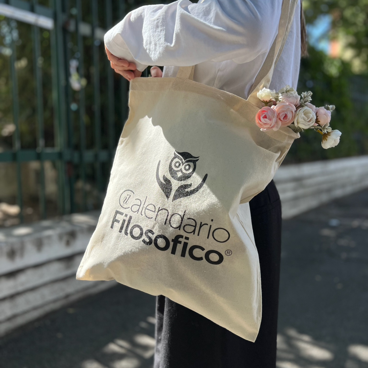 BORSA IN COTONE CALENDARIO FILOSOFICO