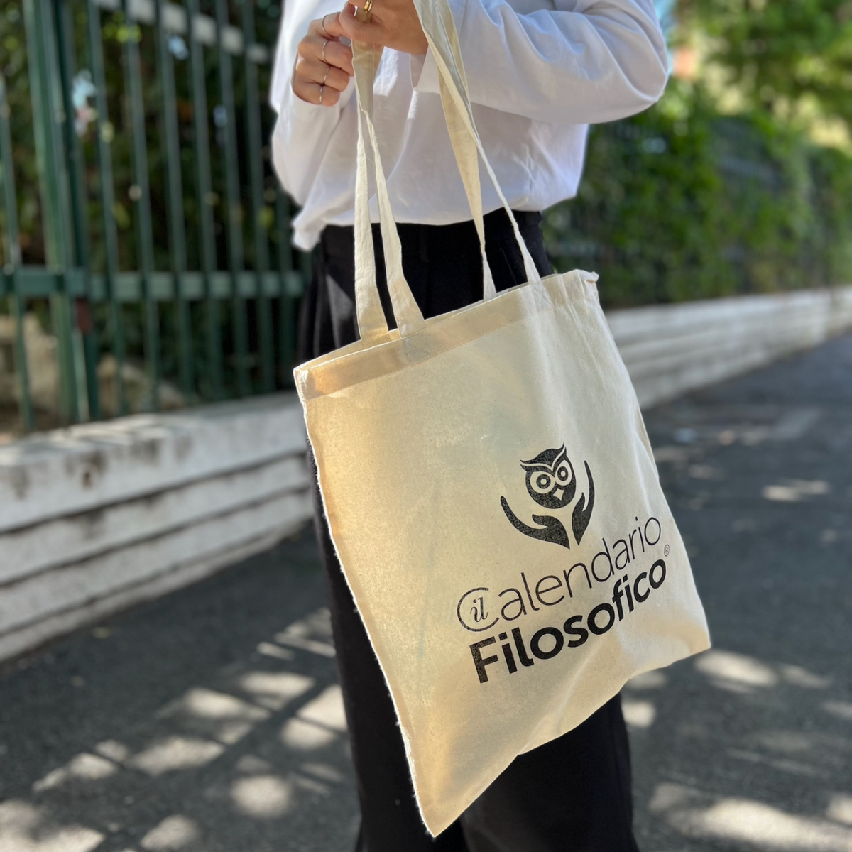 BORSA IN COTONE CALENDARIO FILOSOFICO