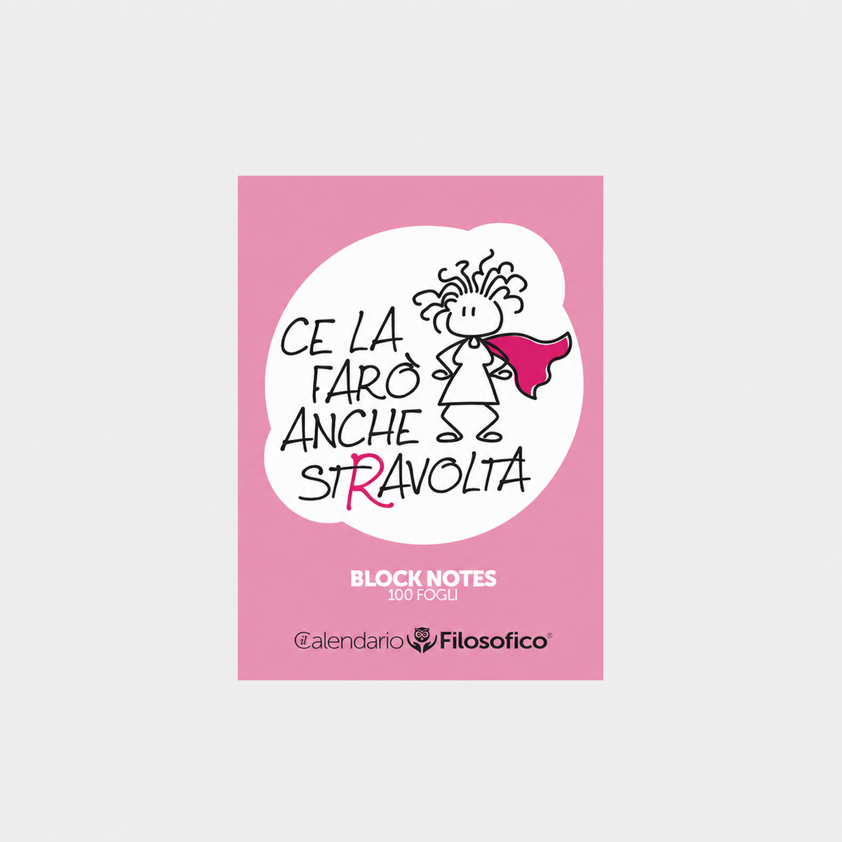 BLOCK NOTES ROSA "STRAVOLTA"