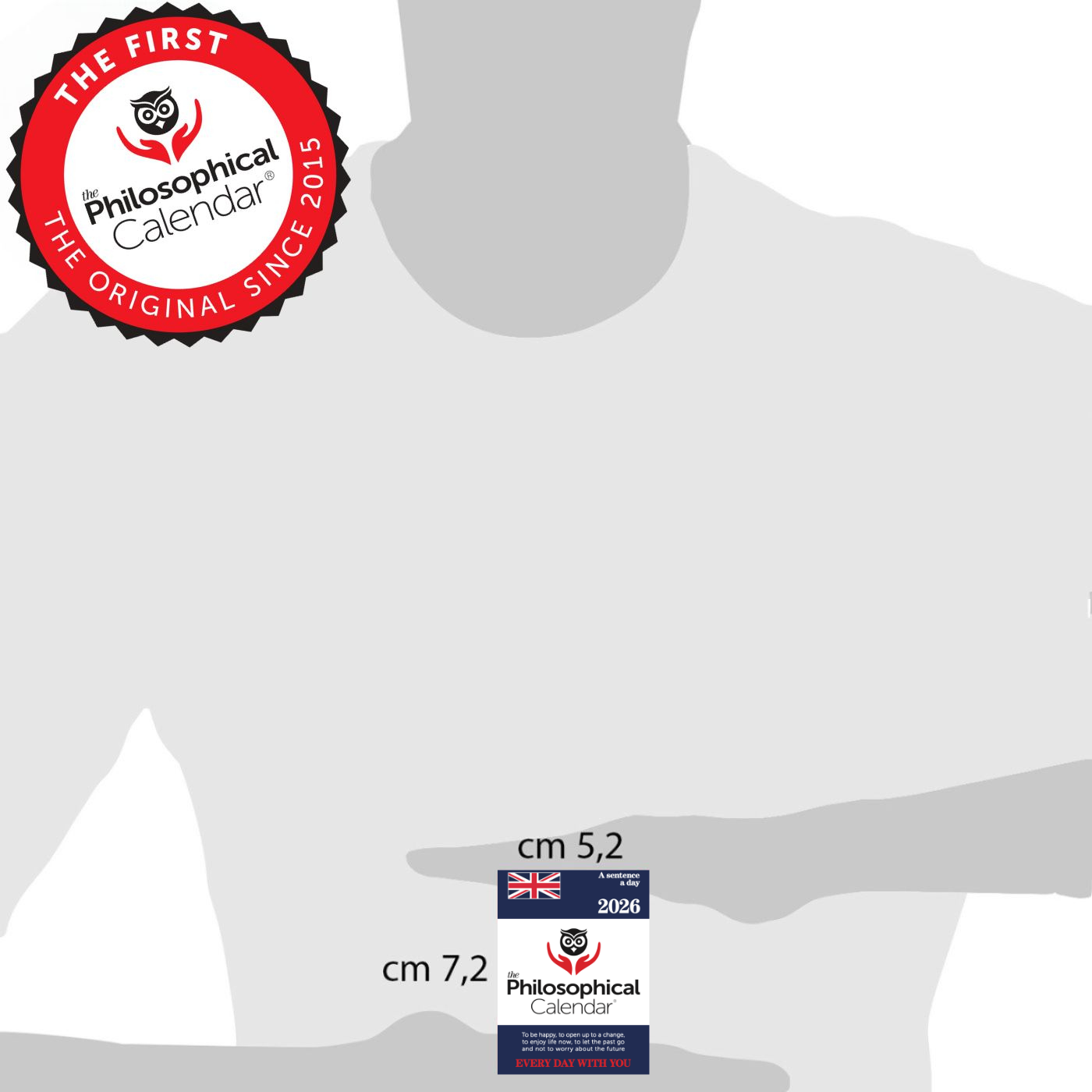 CALENDARIO IN INGLESE 2026 - A8 MIGNON 5,2 x 7,2 CM