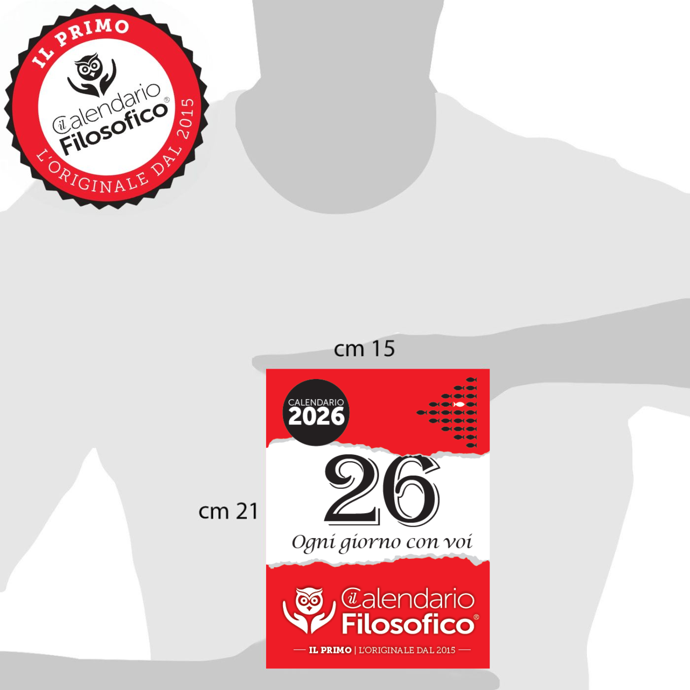 CALENDARIO FILOSOFICO 2026 - A5 MEDIO 15 x 21 CM