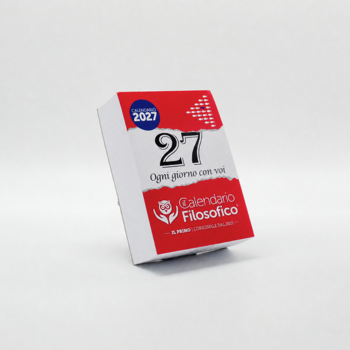 CALENDARIO FILOSOFICO 2027 - A6 PICCOLO 10 x 14 CM - CON SUPPORTO IN CARTONE  E SCATOLA REGALO