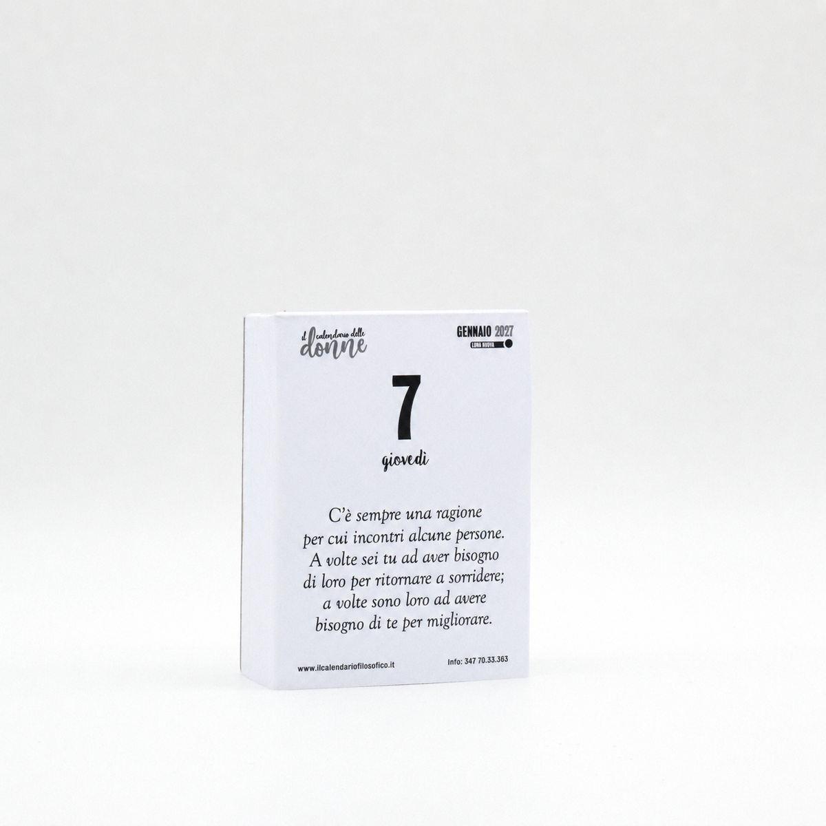 CALENDARIO DELLE DONNE 2027 - MIDI A7 7,4 x 10,5 CM - SENZA SUPPORTO