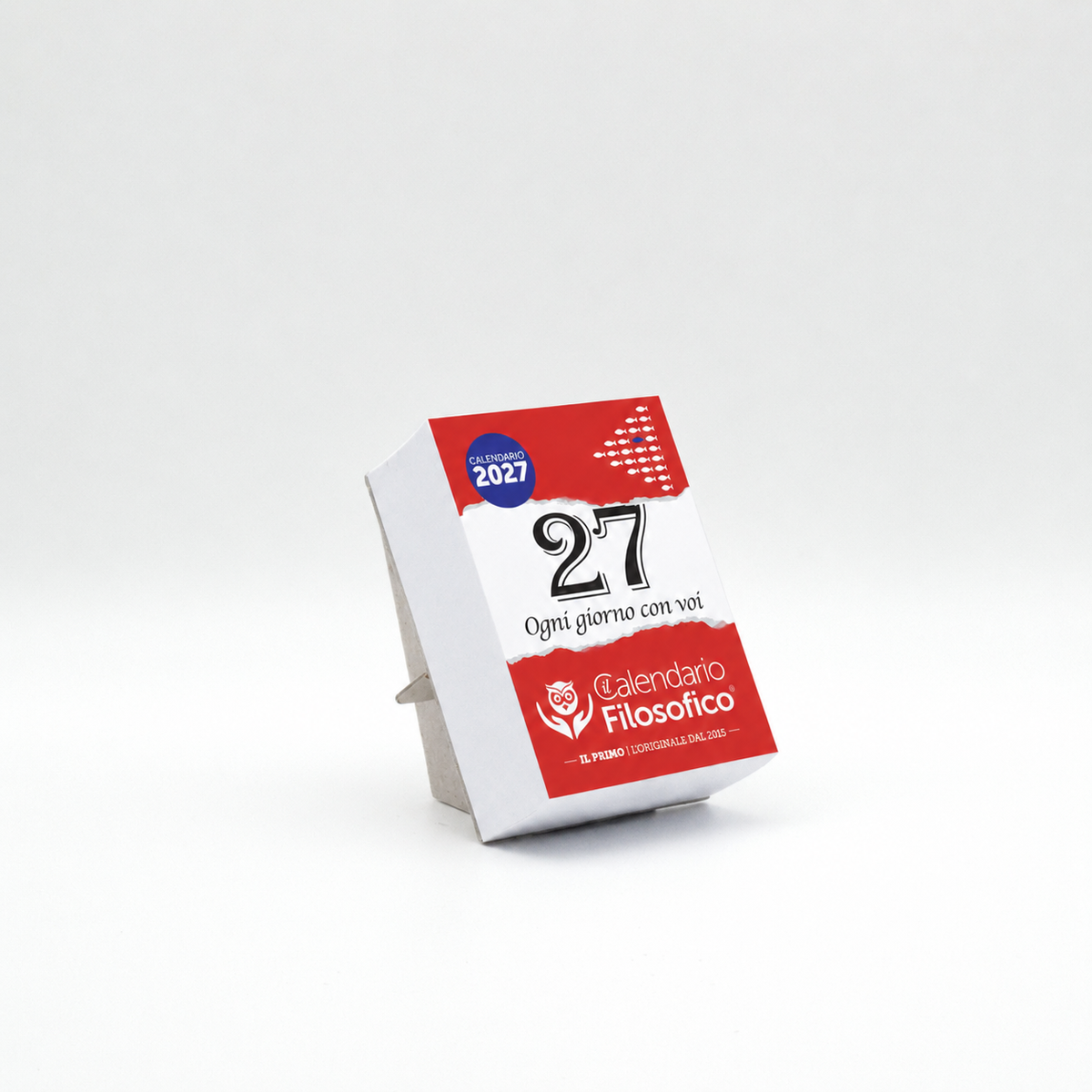CALENDARIO FILOSOFICO 2027 - A7 MIDI 7,4 x 10,5 CM - CON SUPPORTO IN CARTONE E SCATOLA REGALO