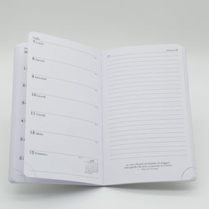 AGENDA FILOSOFICA SETTIMANALE 2025 - MEDIA 13 x 21 CM