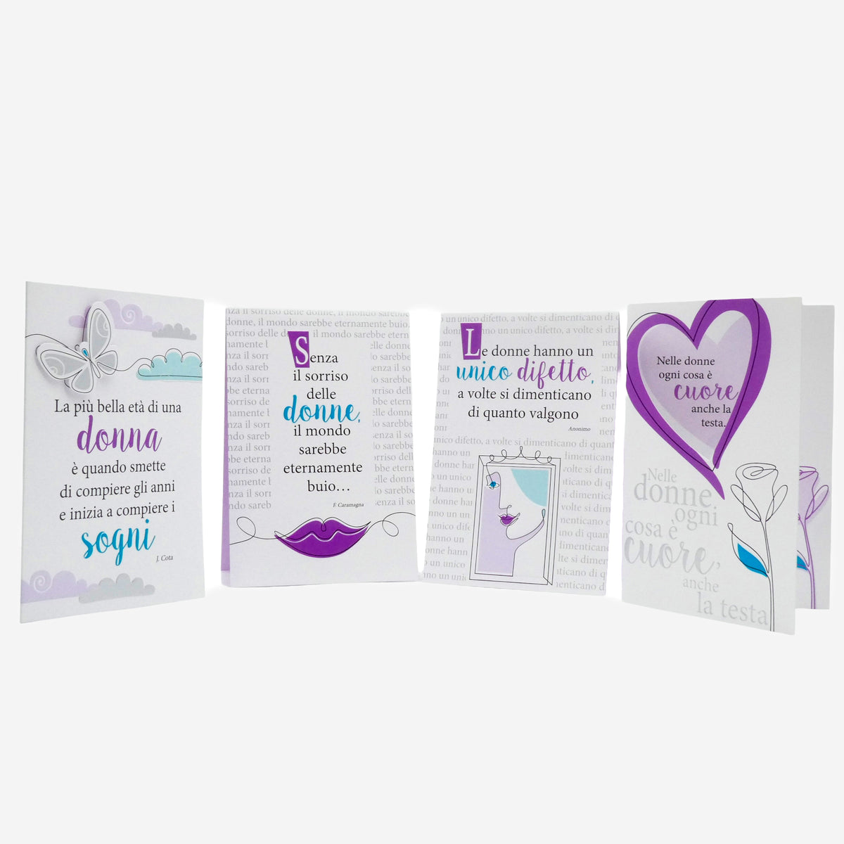 KIT BIGLIETTI CALENDARIO DONNE