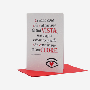 BIGLIETTO D'AUGURI 10 - CUORE