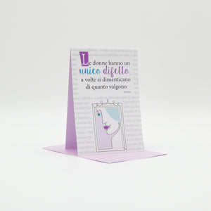 KIT BIGLIETTI CALENDARIO DONNE