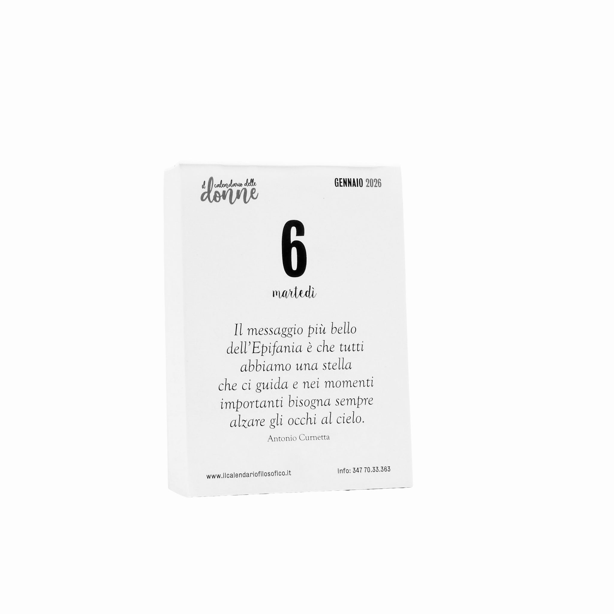 CALENDARIO DELLE DONNE 2026 - A6 PICCOLO 10x14 CM - INSERTO SENZA FORO