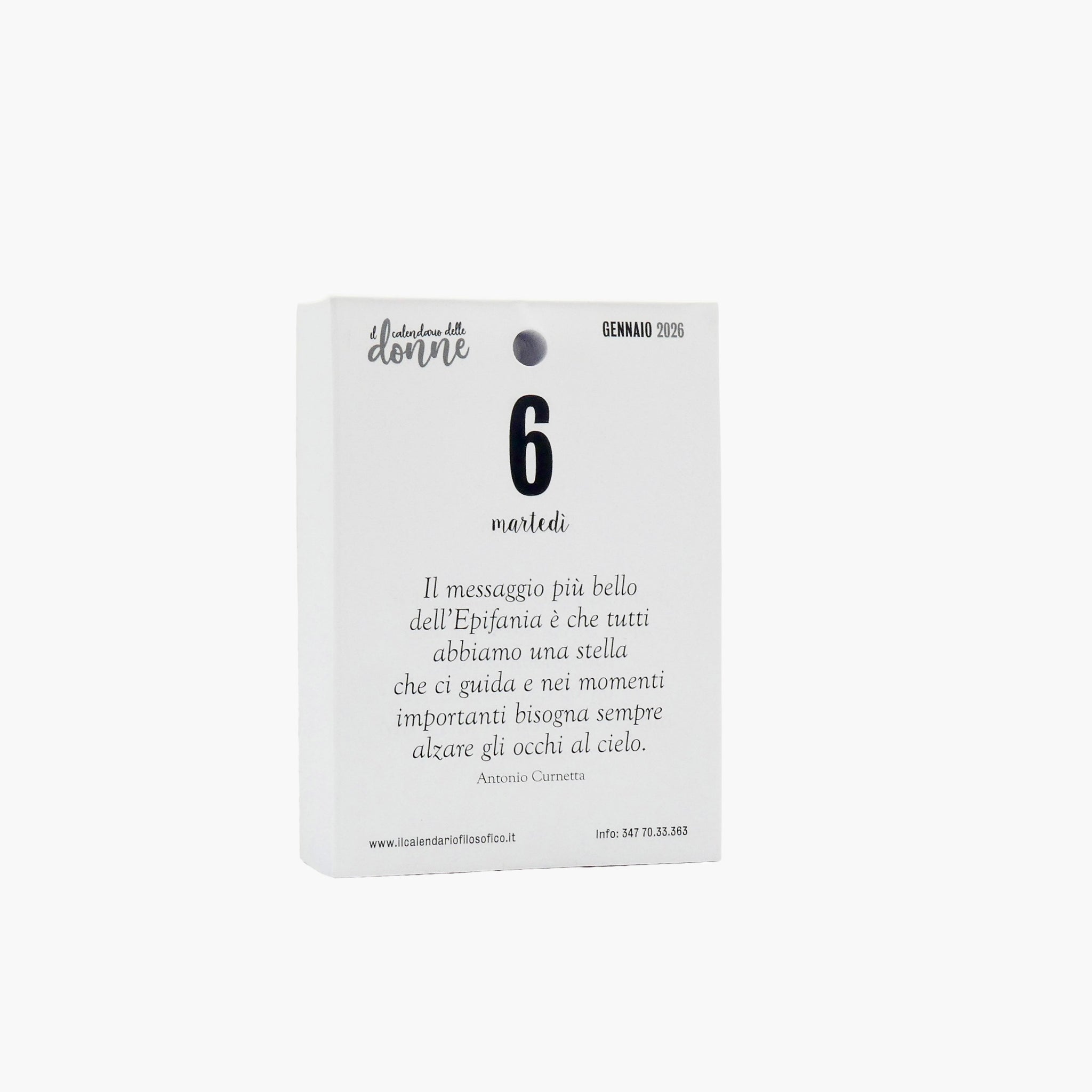 CALENDARIO DELLE DONNE 2026 - A6 PICCOLO 10x14 CM - INSERTO