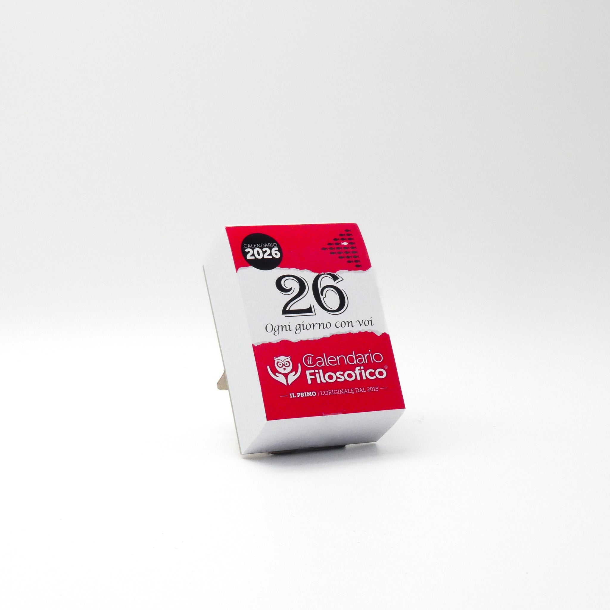 CALENDARIO FILOSOFICO 2026 - A7 MIDI 7,4 x 10,5 CM - CON SUPPORTO IN CARTONE E SCATOLA REGALO