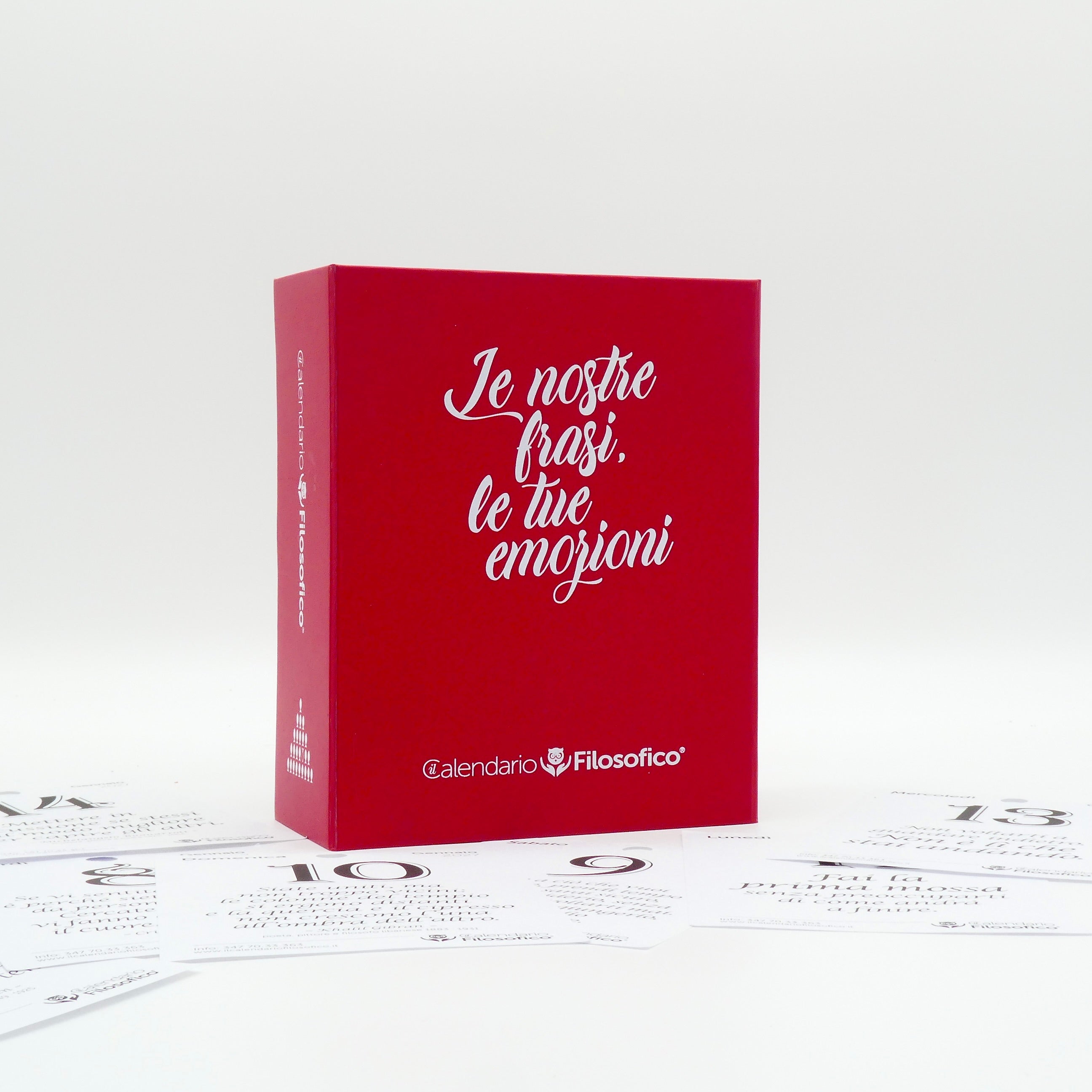COFANETTO PER LE FRASI DEL CALENDARIO CON INSERTO A6 CALENDARIO FILOSOFICO 2027