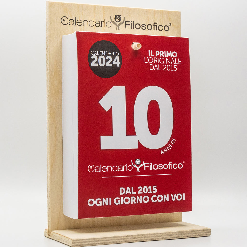 Nuovo Calendario Filosofico 2024 a strappo da tavolo frasi aforismi