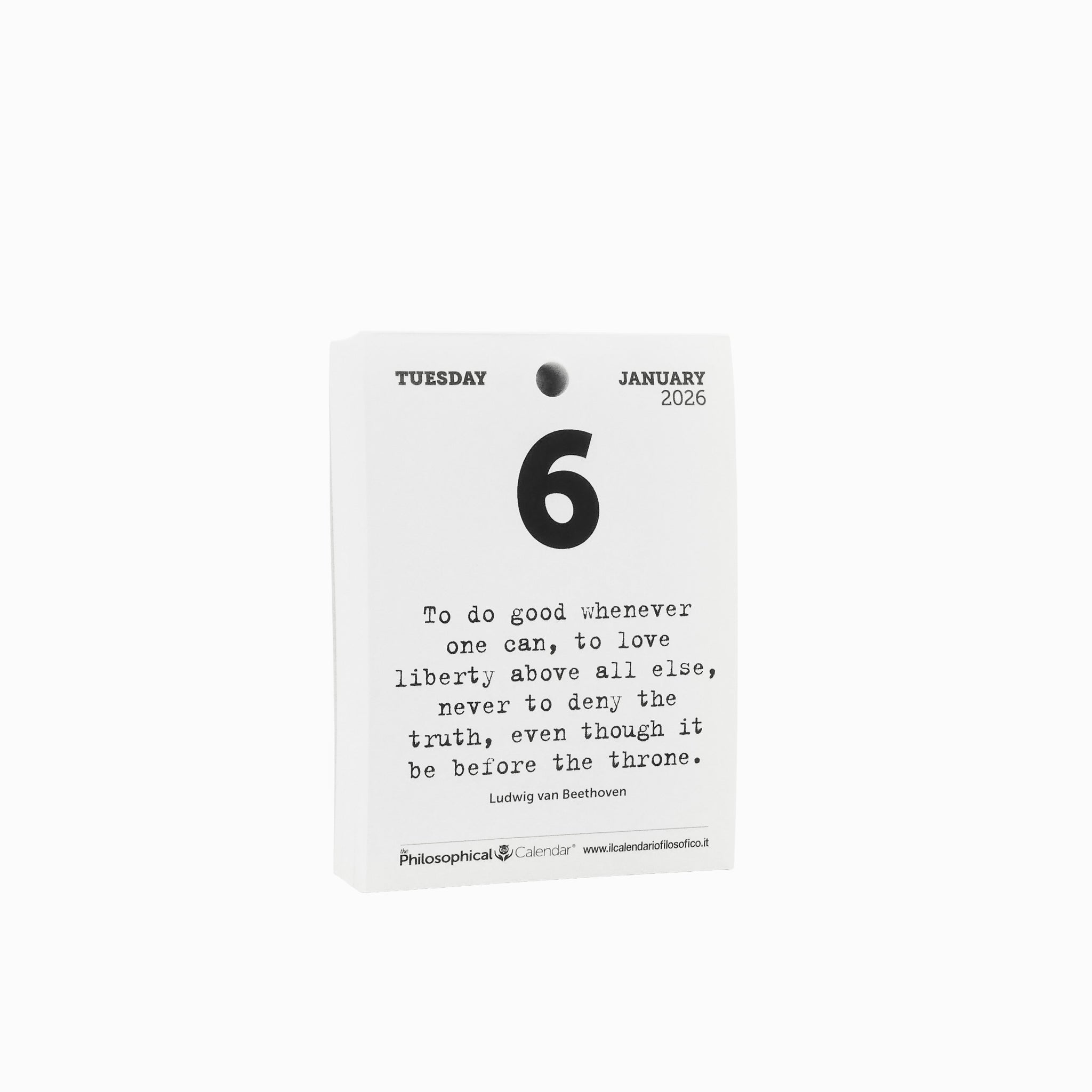 CALENDARIO IN INGLESE 2026 - A6 PICCOLO 10x14 - INSERTO