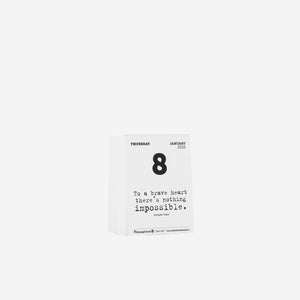 CALENDARIO IN INGLESE 2026 - A8 MIGNON 5,2 x 7,2 CM