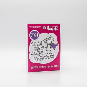 CALENDARIO DELLE DONNE 2024 - A6 PICCOLO 10x14 CM - INSERTO