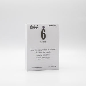 CALENDARIO DELLE DONNE 2024 - A6 PICCOLO 10x14 CM - INSERTO