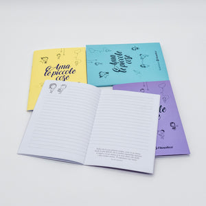 Kit 4 Quaderni Grandi – “Ama le Piccole Cose”