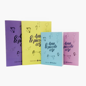 Kit “Ama le Piccole Cose” – 2 Quaderni Grandi + 2 Piccoli