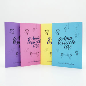 Kit 4 Quaderni Grandi – “Ama le Piccole Cose”