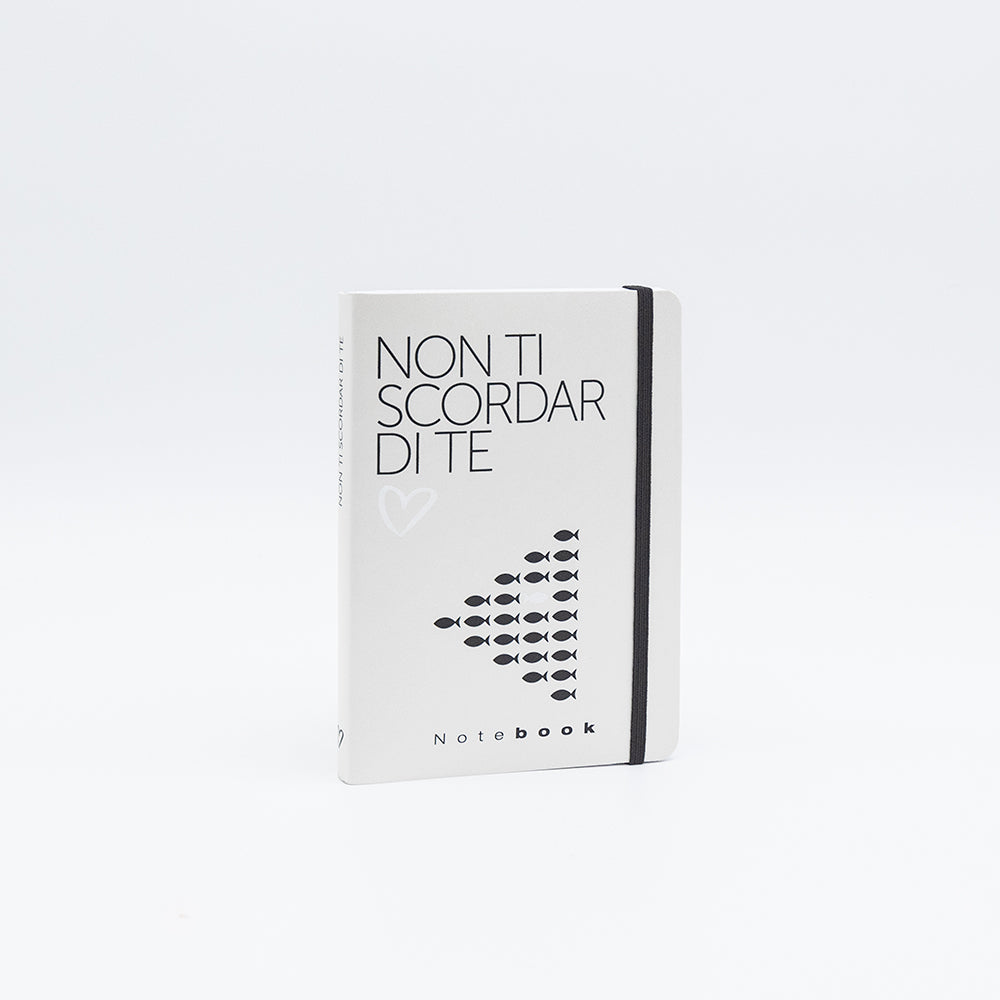 NOTEBOOK "NON TI SCORDAR DI TE" CON FRASI FILOSOFICHE
