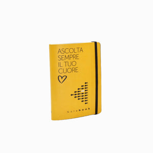 NOTEBOOK “ASCOLTA SEMPRE IL TUO CUORE” CON FRASI FILOSOFICHE