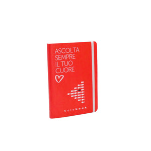 NOTEBOOK “ASCOLTA SEMPRE IL TUO CUORE” CON FRASI FILOSOFICHE