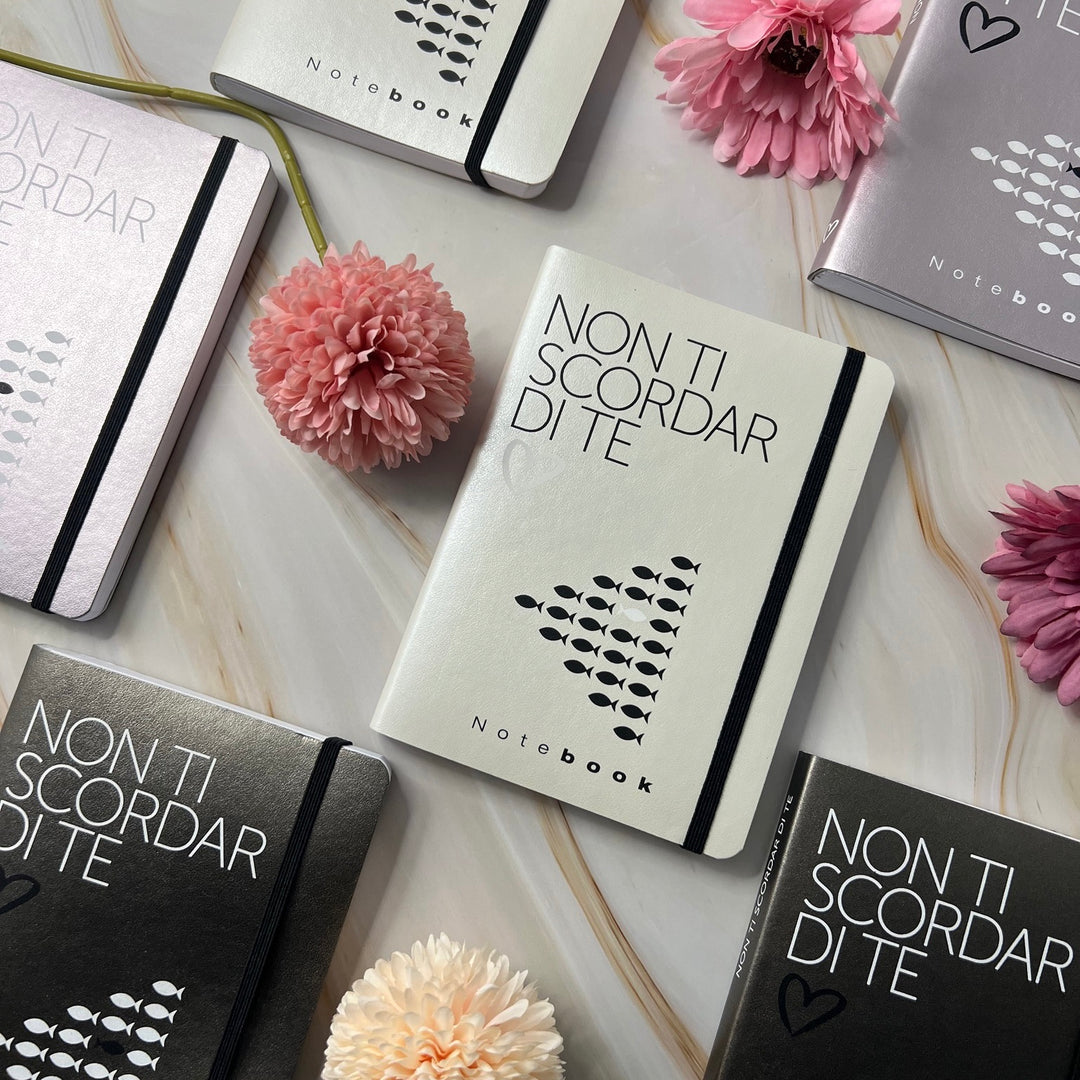 NOTEBOOK "NON TI SCORDAR DI TE" CON FRASI FILOSOFICHE