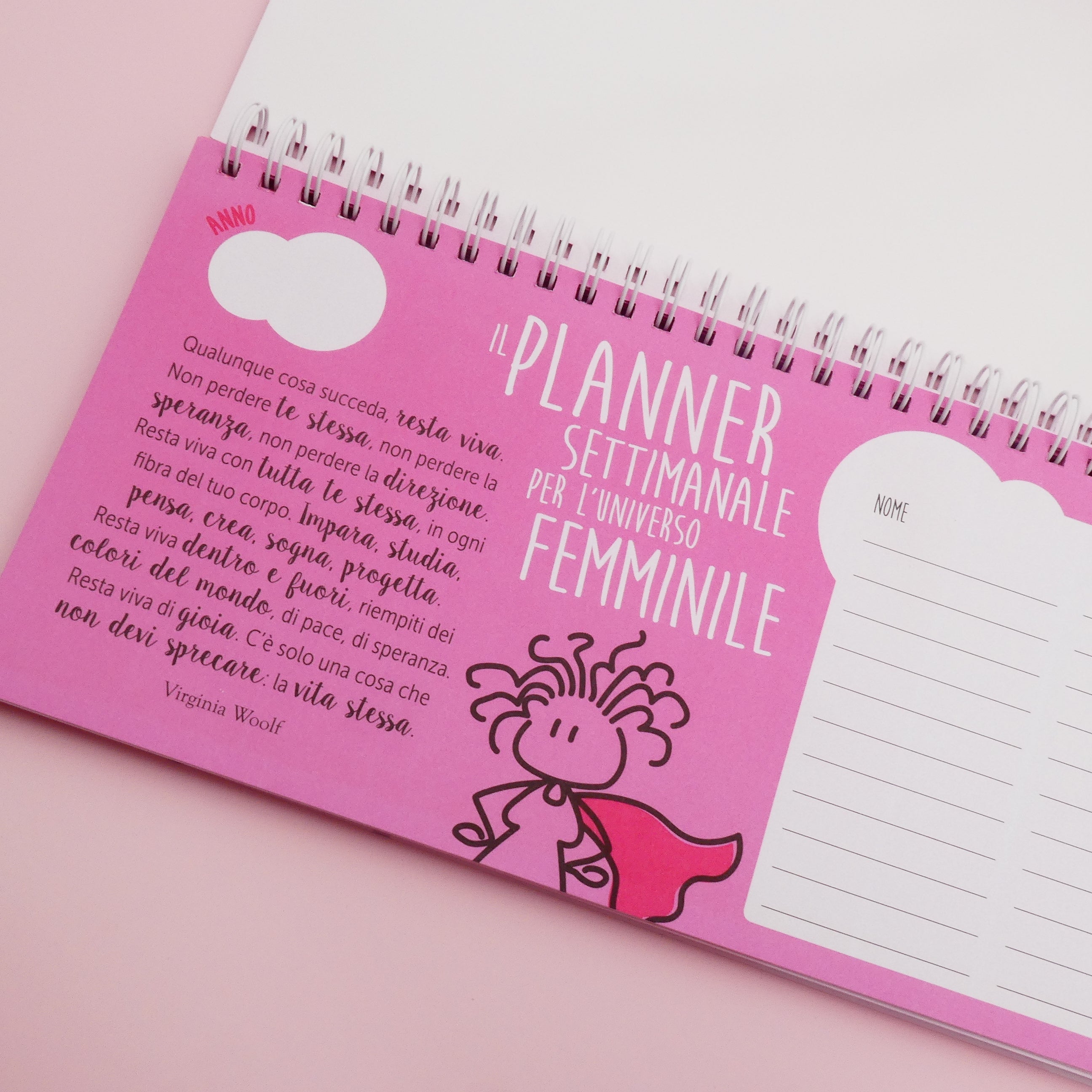 PLANNER SETTIMANALE - CE LA FARO' ANCHE STRAVOLTA