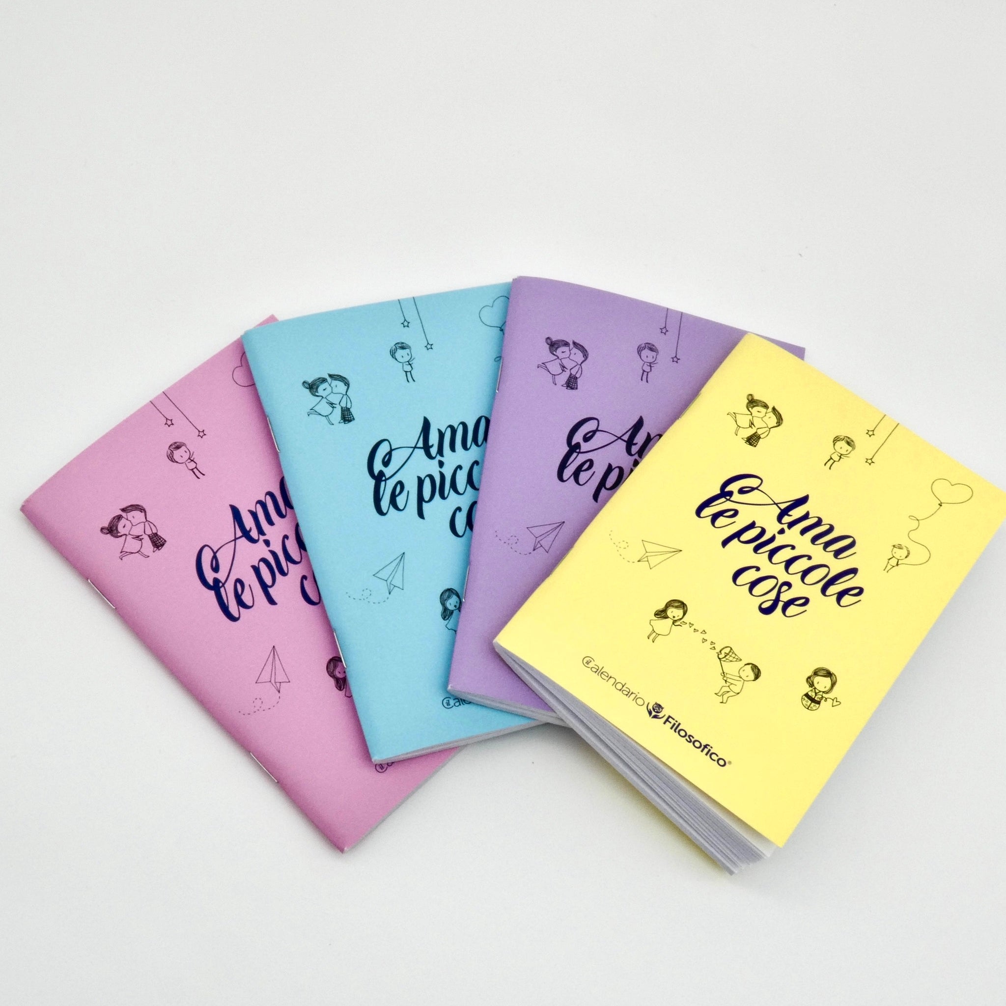 Kit 4 Quaderni Piccoli – “Ama le Piccole Cose”