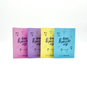 Kit 4 Quaderni Piccoli – “Ama le Piccole Cose”