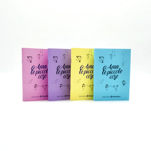 Kit 4 Quaderni Piccoli – “Ama le Piccole Cose”
