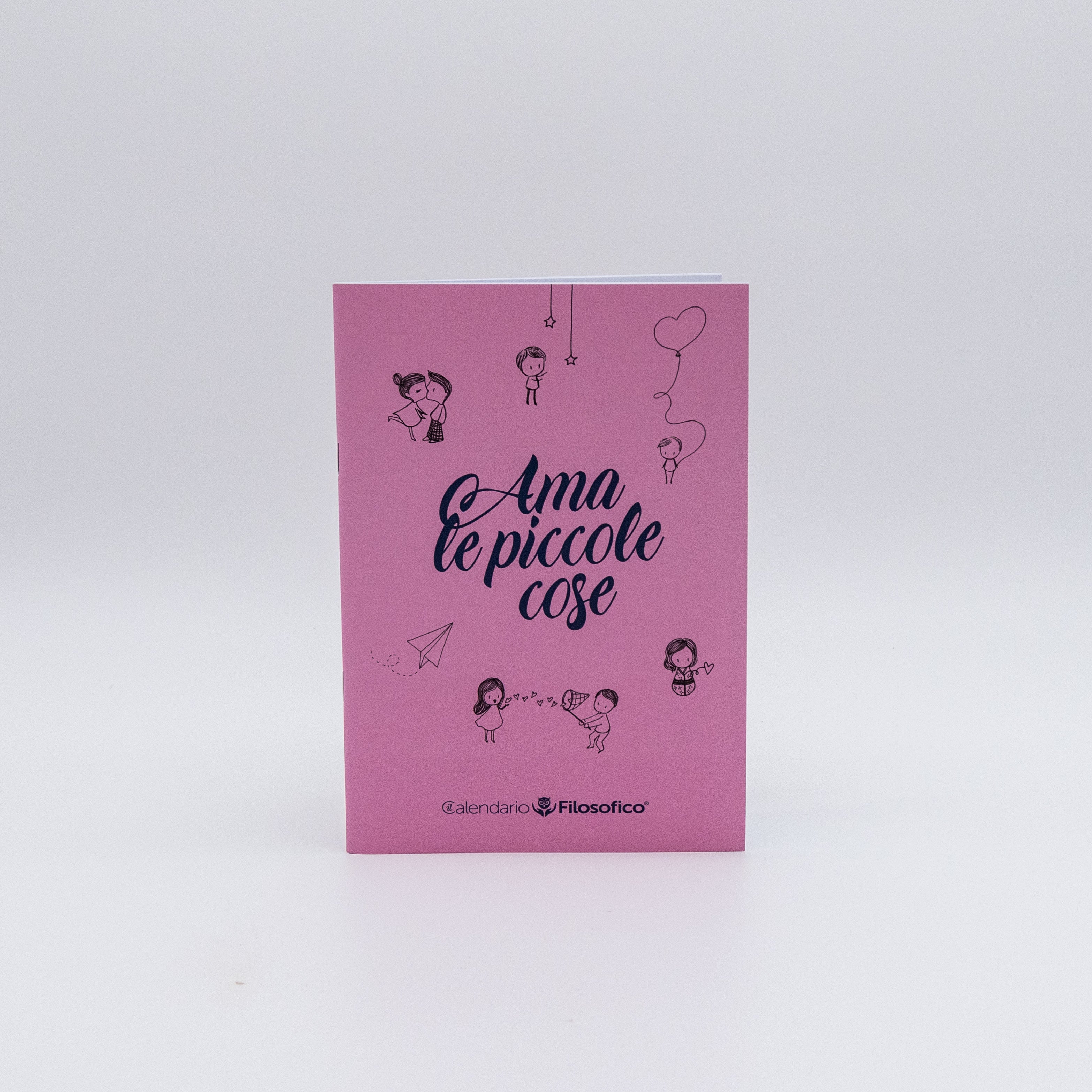 QUADERNO “AMA LE PICCOLE COSE” CON FRASI E PAGINE DECORATE