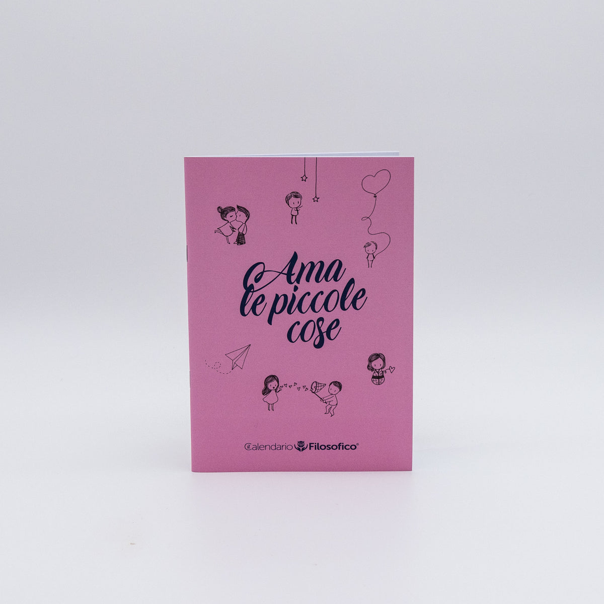 QUADERNO “AMA LE PICCOLE COSE” CON FRASI E PAGINE DECORATE