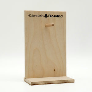 SUPPORTO IN LEGNO PER CALENDARIO FORMATO A5 - MEDIO - 15 X 21 CM - A 1 FORO