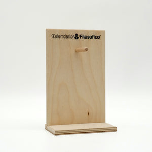 SUPPORTO IN LEGNO PER CALENDARIO FORMATO A6 - PICCOLO - 10 X 14 CM - A 1 FORO