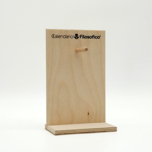SUPPORTO IN LEGNO PER CALENDARIO FORMATO A6 - PICCOLO - 10 X 14 CM - A 1 FORO