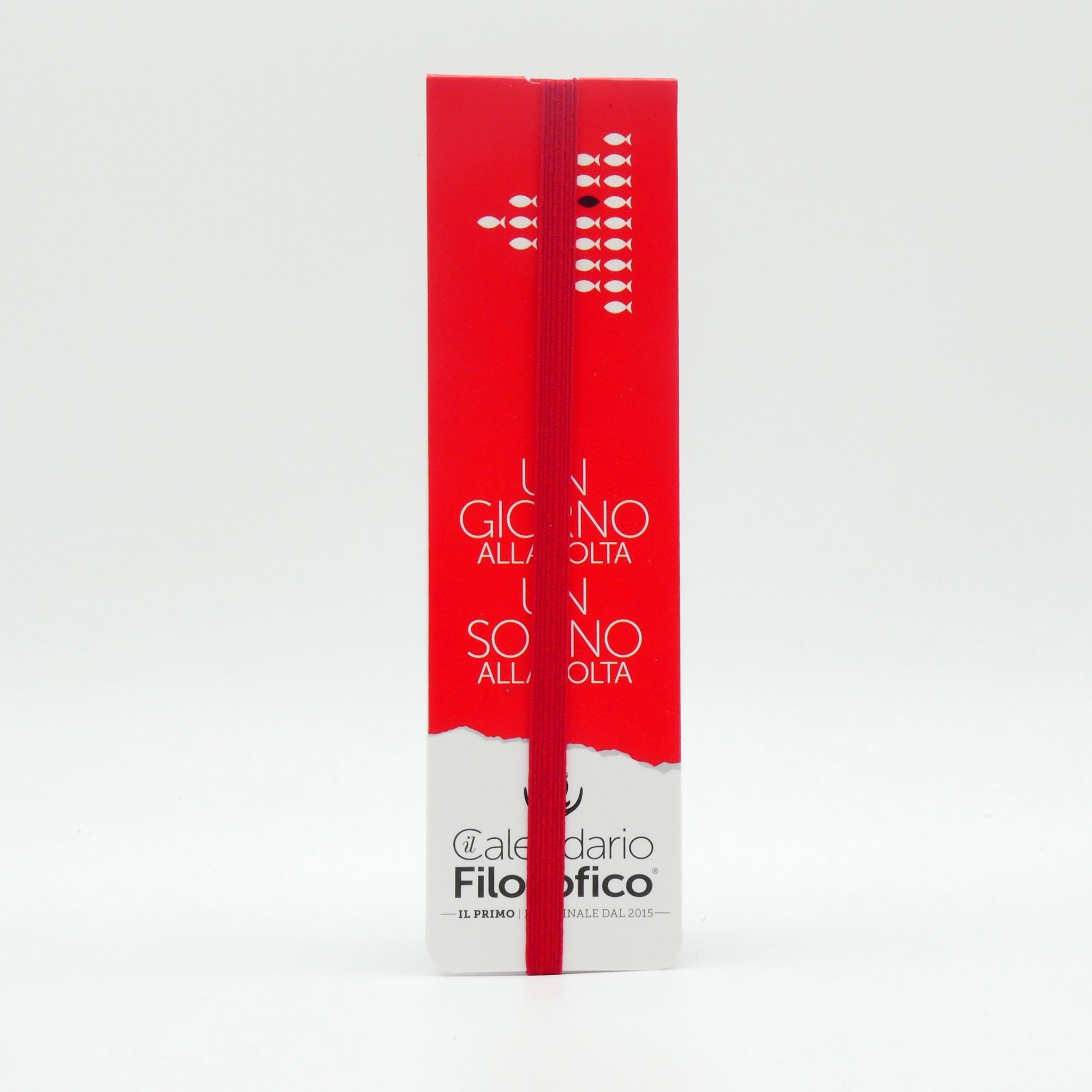 SEGNALIBRO CALENDARIO FILOSOFICO CON ELASTICO