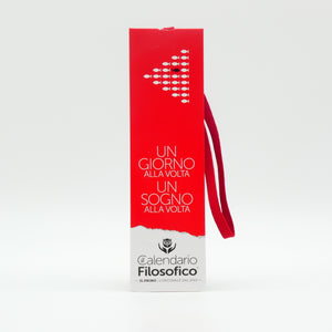 SEGNALIBRO CALENDARIO FILOSOFICO CON ELASTICO