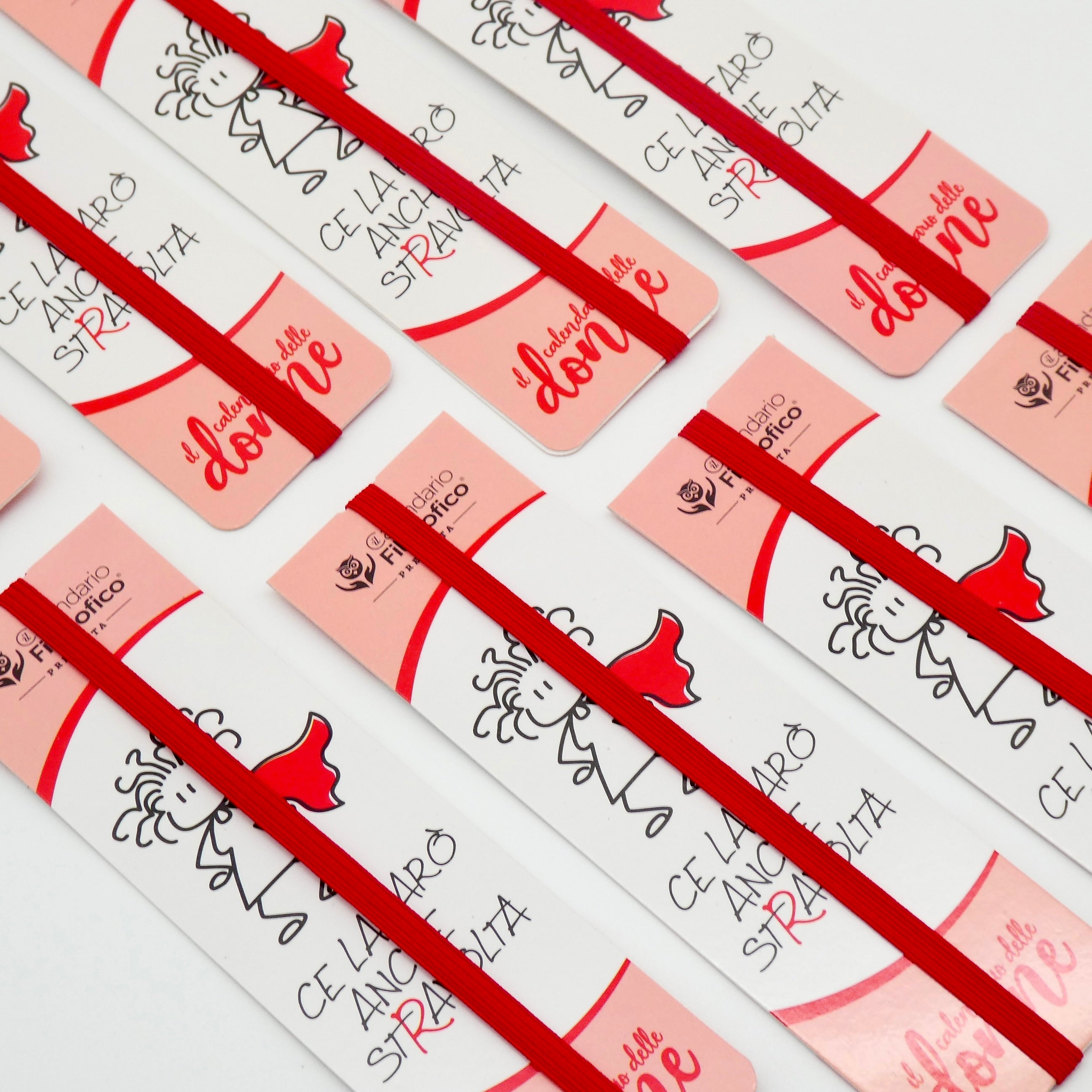 SEGNALIBRO CE LA FARO' ANCHE STRAVOLTA CON ELASTICO