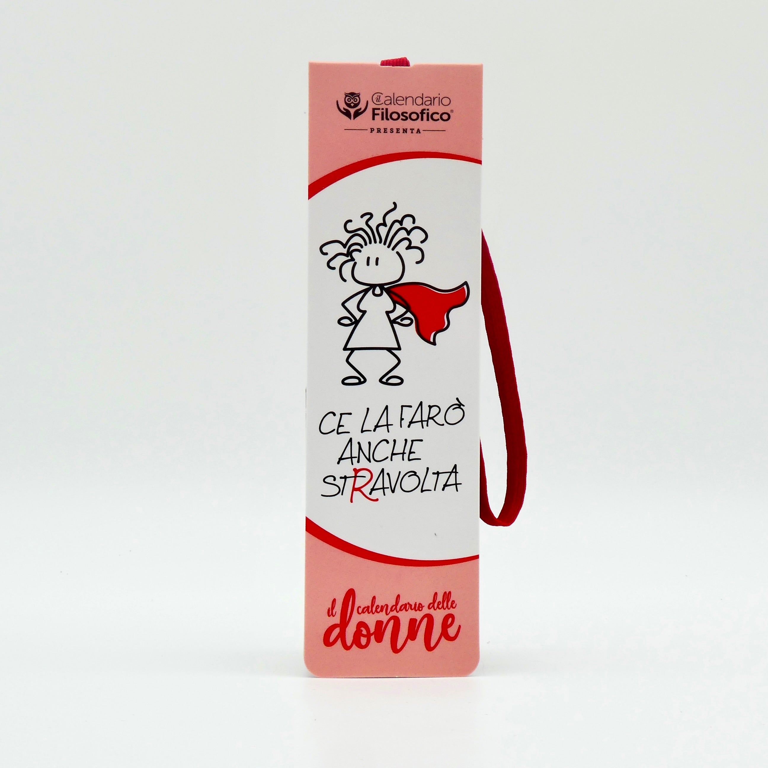 SEGNALIBRO CE LA FARO' ANCHE STRAVOLTA CON ELASTICO