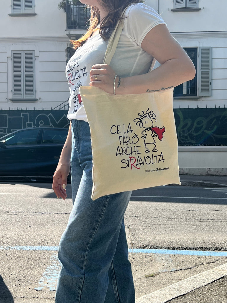 L'Arcobaleno Di Luci T-Shirt Donna 'Ce La Farò Anche Stravolta Con Gatto' – Maglietta Girocollo In Cotone - 3