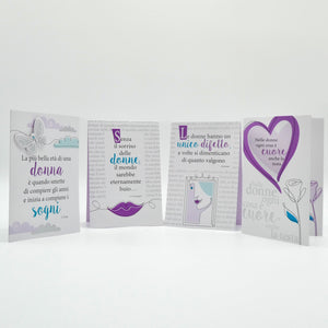 KIT BIGLIETTI CALENDARIO DONNE
