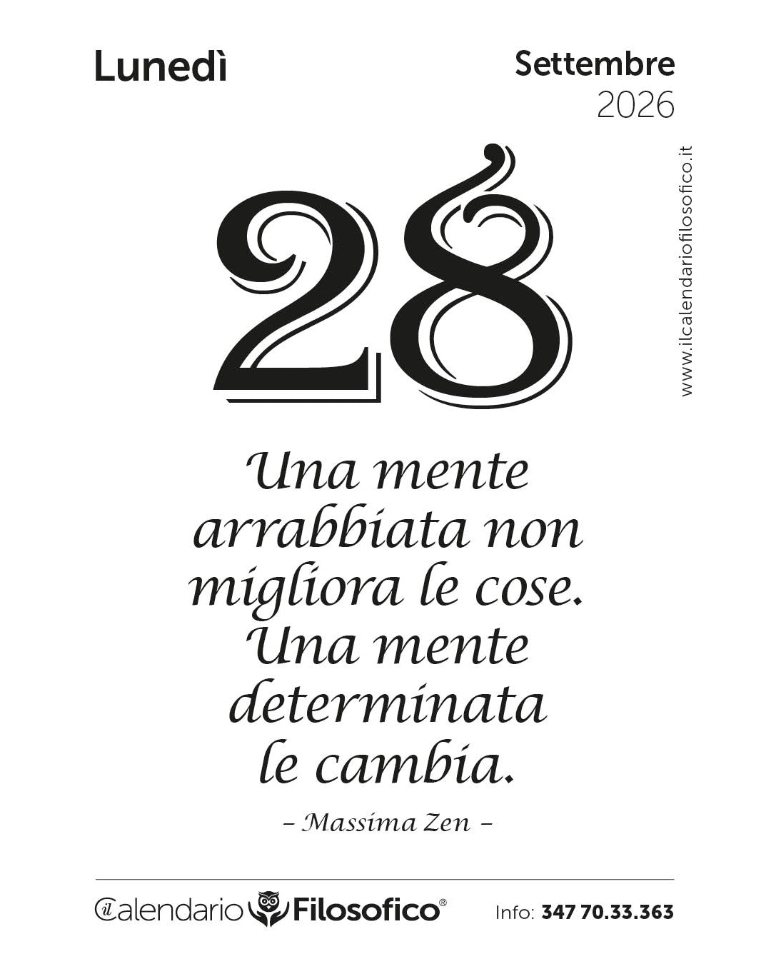 Frase del calendario filosofico 2026-09-28