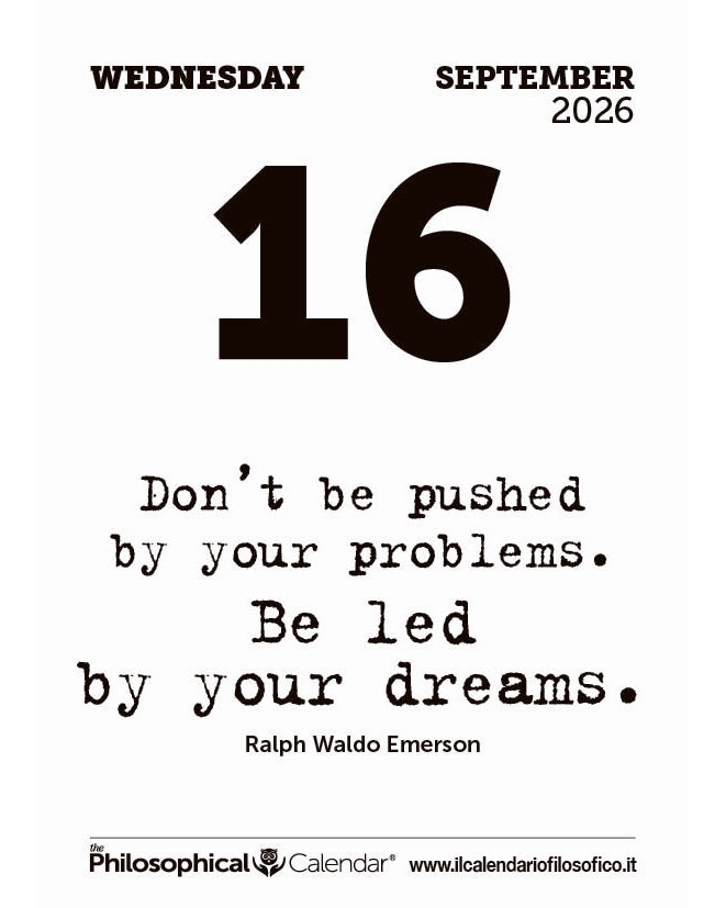 Frase del calendario filosofico inglese  2026-09-16