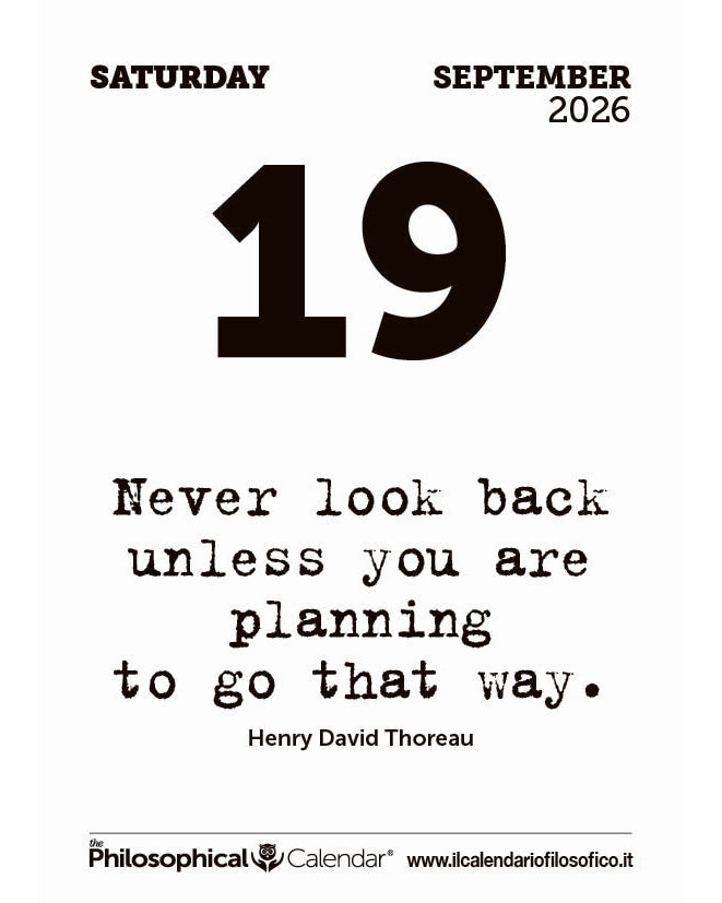 Frase del calendario filosofico inglese  2026-09-19