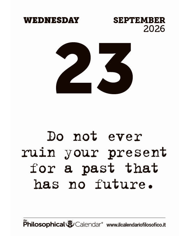 Frase del calendario filosofico inglese  2026-09-23