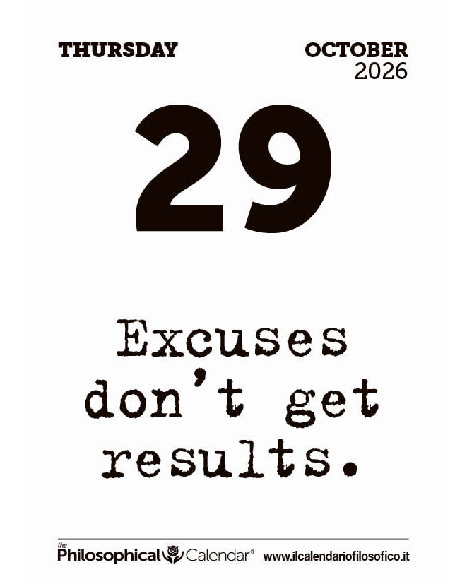 Frase del calendario filosofico inglese  2026-10-29